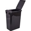 Hardware Resources Black 35 Quart Plastic Waste Container Lid CAN-35LID
